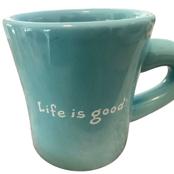 Life is Good/Smile mug light blue - Picture 4 of 4